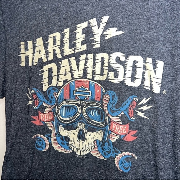 Harley-Davidson Freedom Harley Davidson Motorcycles N. Canton Ohio Size Medium - Picture 8 of 9